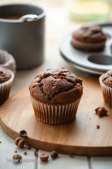 Chocolate Pumpkin Spice Muffins steps