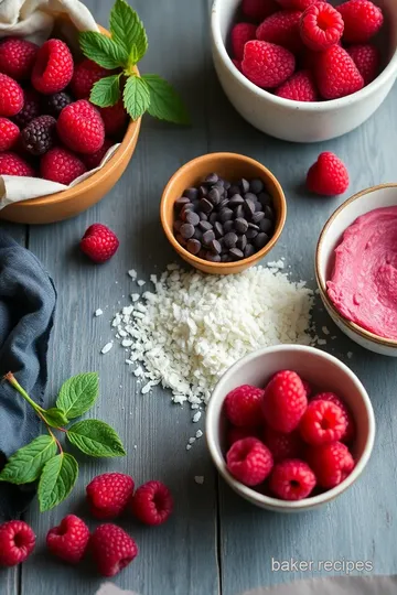 Baking Raspberries & Chocolate Chip Delight ingredients