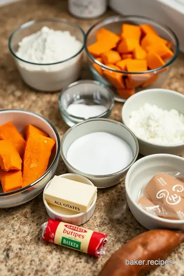 Old-Fashioned Sweet Potato Turnovers from Scratch ingredients