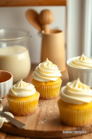 Moist Yellow Cupcakes with Milk Chocolate Frosting ingredients