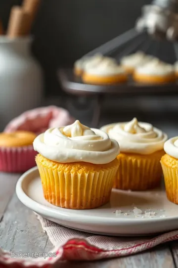 Moist Yellow Cupcakes with Milk Chocolate Frosting steps