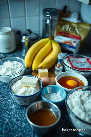 Banana Toffee Pudding Cake ingredients