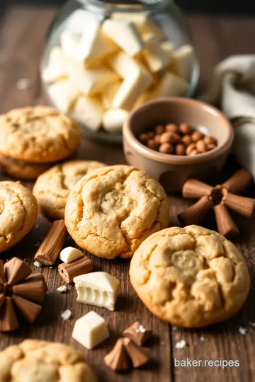 Biscoff Delight: White Chocolate Oatmeal Cookies ingredients