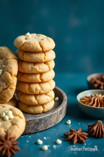 Biscoff Delight: White Chocolate Oatmeal Cookies presentation