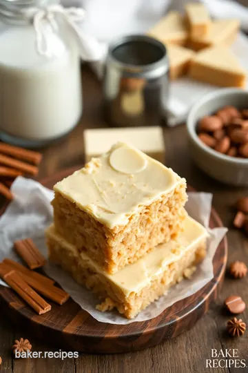 Biscoff White Chocolate Blondies ingredients