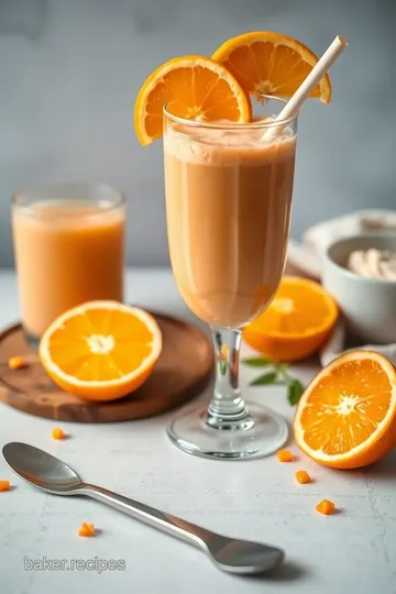 Blend Orange Creamsicle Smoothie Delight presentation