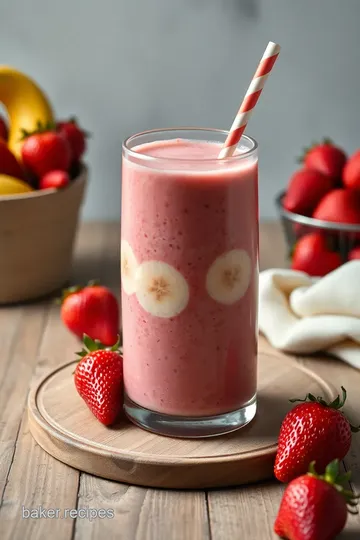 Blend Strawberry Banana Popsicles presentation