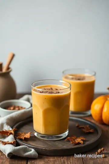 Blend Pumpkin Almond Milk Delight presentation