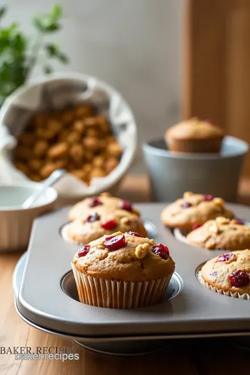 Brown Butter Cranberry Almond Muffins Delight steps