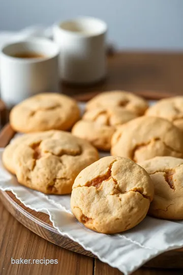 Quick Brown Sugar Shortbread Cookies presentation