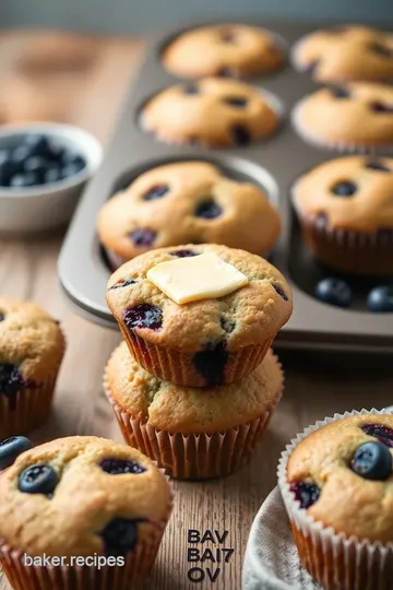 Browned Butter Blueberry Muffins steps