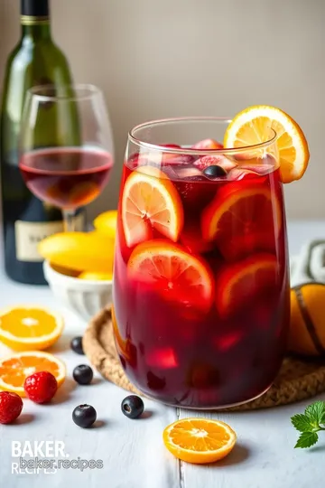 Bubbly Fruit-Infused Sangria Delight steps