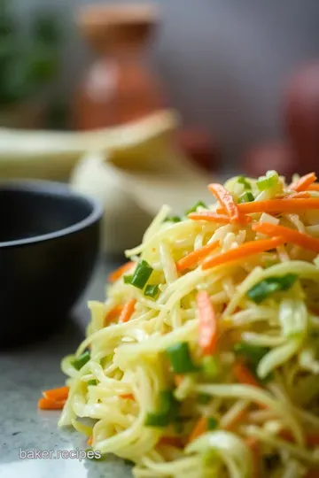 Cabbage Stir-Fry with Ginger and Garlic presentation