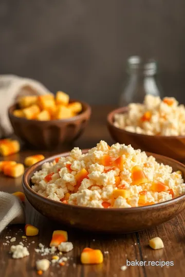 Candy Corn & Salted Peanut Rice Krispie Treats ingredients