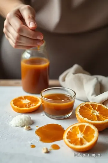 Caramelize Fresh Orange for Salty Sauce ingredients