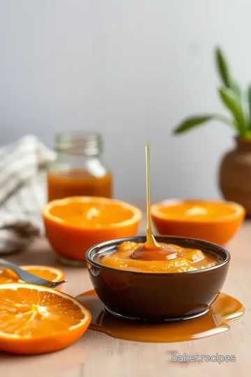 Caramelize Fresh Orange for Salty Sauce presentation