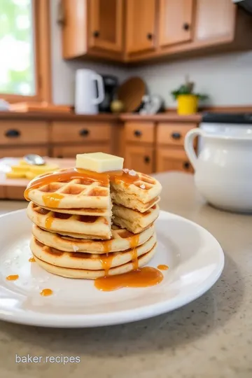 Carmel Salt Pancakes or Waffle Mix steps