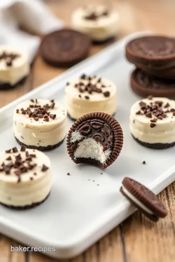 Cheesecake Delight Oreo Cookies presentation