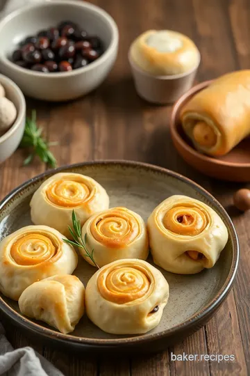 Cheesy Olive Delight Rolls steps