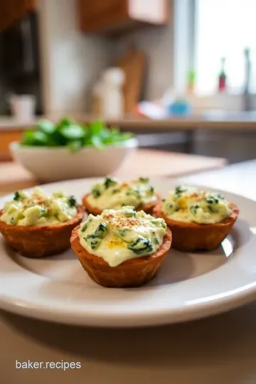 Cheesy Spinach and Artichoke Dip Bites steps