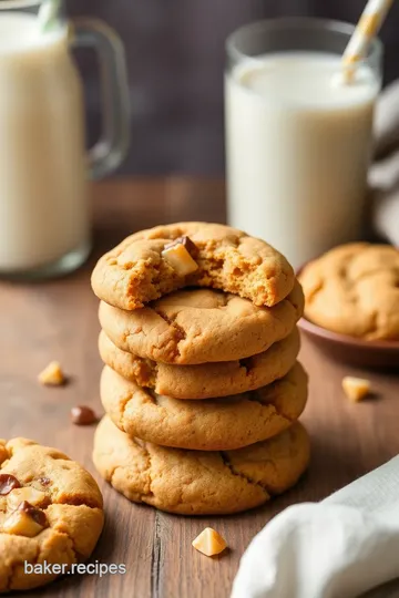 Chewy Butterfinger Cookie Delight presentation