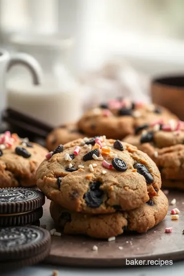 Chewy Cake Batter Oreo Delights presentation