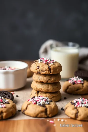 Chewy Cake Batter Oreo Delights steps