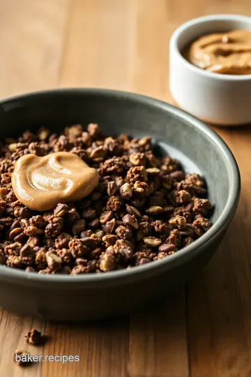 Chocolate Peanut Butter Delight Granola steps