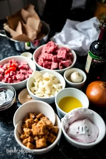 Classic Beef Bourguignon: A French Culinary Delight ingredients