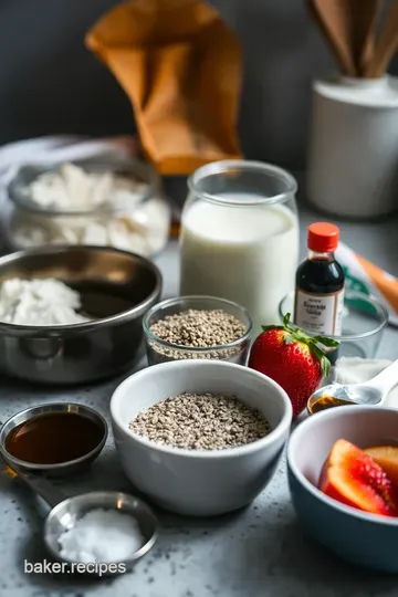 Coconut Chia Seed Pudding: A Tropical Delight for Your Taste Buds ingredients