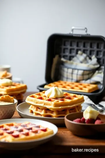 Homemade Buttermilk Waffles steps