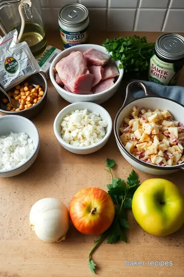 Crispy Duck Breast with Sauerkraut ingredients