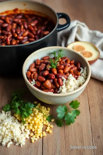 Cooked Red Beans: Hearty New Orleans Delight ingredients