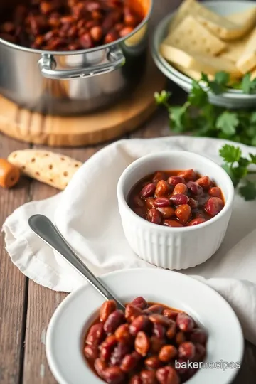 Cooked Red Beans: Hearty New Orleans Delight presentation