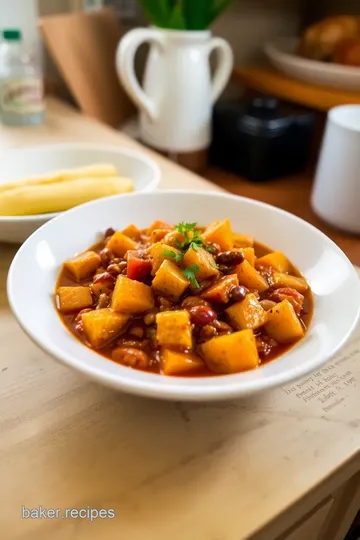 Spiced Squash and Kidney Bean Stew steps