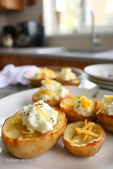 Cottage cheese recipe for air fryer baked potato skins: The Ultimate Guide to Crispy Perfection! steps