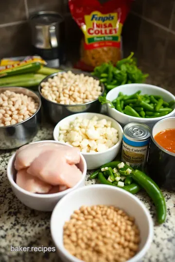 Cozy White Bean Chicken Chili in the Slow Cooker ingredients