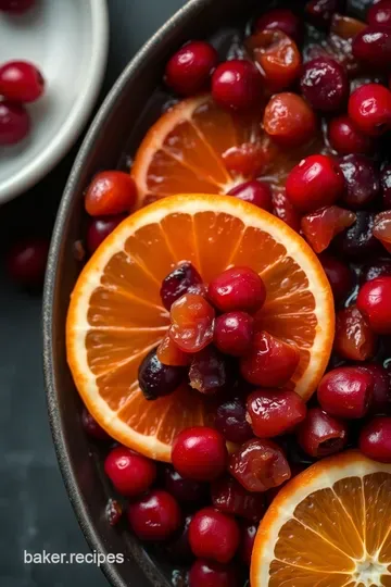 Cranberry and Orange Relish presentation