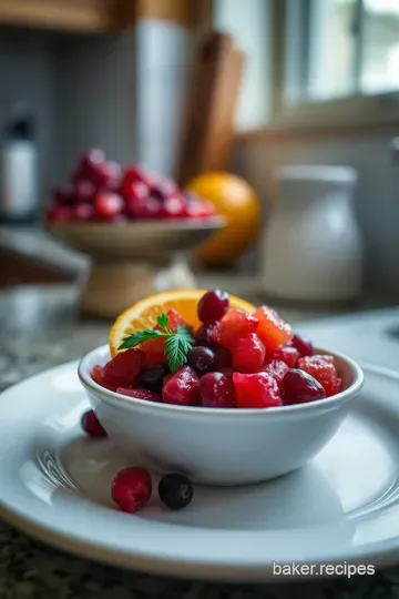 Cranberry and Orange Relish steps