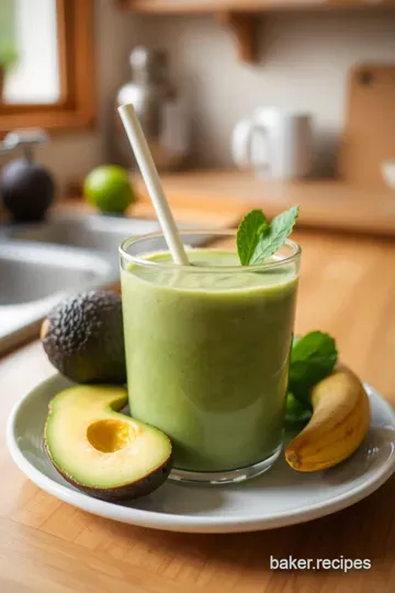 Creamy Avocado Smoothie Delight steps