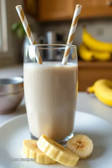 Creamy Peanut Butter and Banana Protein Shake Delight steps