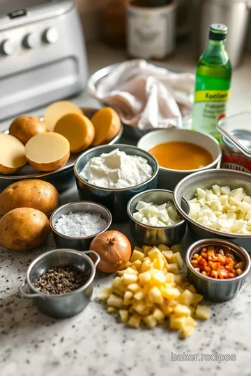 Creamy Rustic Baked Potato Soup - A Panera Classic at Home ingredients