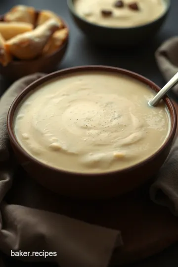 Creamy Rustic Baked Potato Soup - A Panera Classic at Home presentation