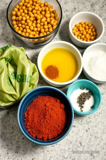 Crispy Air Fryer Chickpeas with Smoky Paprika ingredients