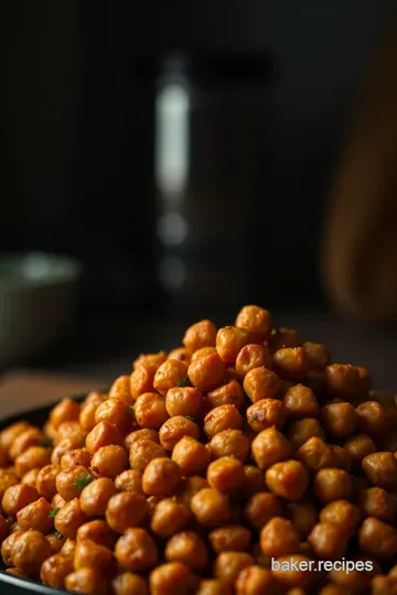 Crispy Air Fryer Chickpeas with Smoky Paprika presentation