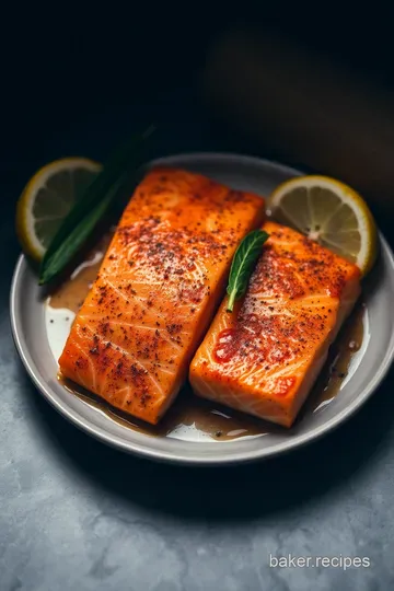 Crispy Air Fryer Salmon: A Quick and Flavorful Delight presentation