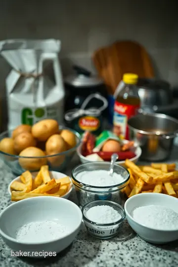 Crispy Homemade French Fries: A Classic Comfort Food ingredients