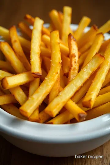 Crispy Homemade French Fries: A Classic Comfort Food presentation