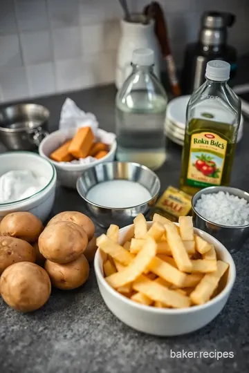 Crispy Homemade Fries: The Ultimate Comfort Food ingredients