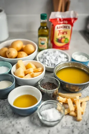 Crispy Oven-Baked French Fries: Golden Tender and Guilt-Free! ingredients
